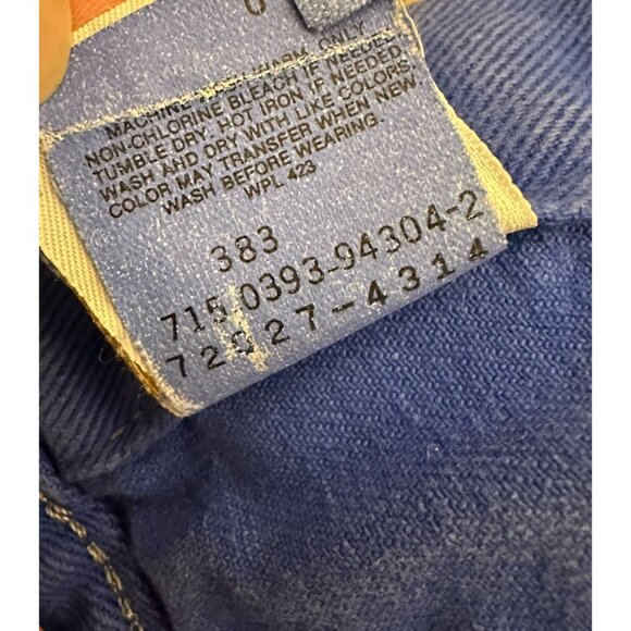 VTG Little Levi’s 72027 Toddler 2T Denim Trucker Jacket USA Made Orange Tab - Picture 7 of 13